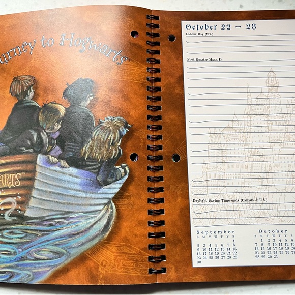 Vintage Harry Potter Student Planner 2001 Artwork - Picture 9 of 12